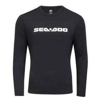 BLUZKA SEA-DOO MEN'S RASHGUARD SIGNATURE BLACK L