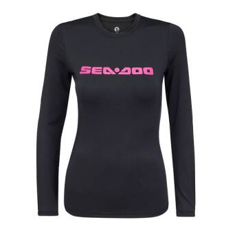 BLUZKA SEA-DOO LADIES' RASHGUARD SIGNATURE BLACK M
