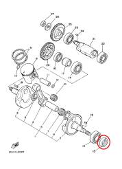 SIMMERING YAMAHA 93102-25012-00 NOWY