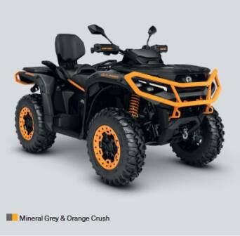 Can-am Outlander XT - P T ABS SAS 1000R MINERAL GREY & ORANGE CRUSH 2026