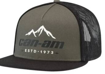 CZAPKA CAN-AM ESTD FLAT MESH ARMY GREEN
