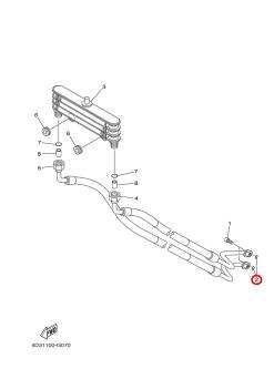 USZCZELNIACZ YAMAHA 93210-10197-00 NOWY