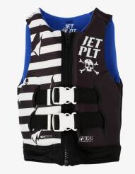 JETPILOT BOYS CAUSE ECO KAMIZELKA BLACK 140-152 CM