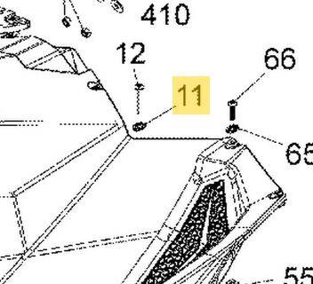 PODKŁADKA OWALNA SPARK SEA-DOO BRP 291003880