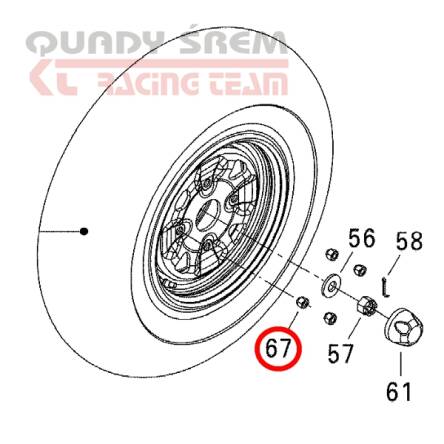 NAKRĘTKA BRP SZPILKI KOŁA BRP 250100042 *