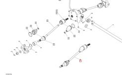 PÓŁOŚ LEWY PRZÓD BRP TRAXTER 705401937