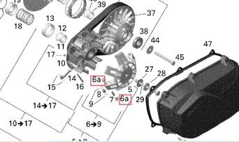 ŚLIZGI SPRZĘGŁA ZESTAW 12szt 420281296