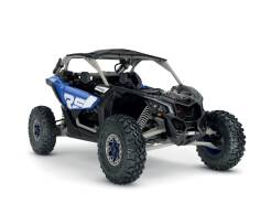 Can-Am Maverick X RS TURBO RR WITH SMART-SHOX 2023 - Intense Blue, Carbon Black & Chalk Gray