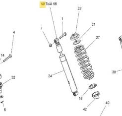 O-RING ŁOŻYSKA AMORTYZATORA PRZÓD 715900209