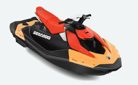 Sea-Doo Spark 2UP 60 NEW Sunrise Orange and Dragon Red 2024