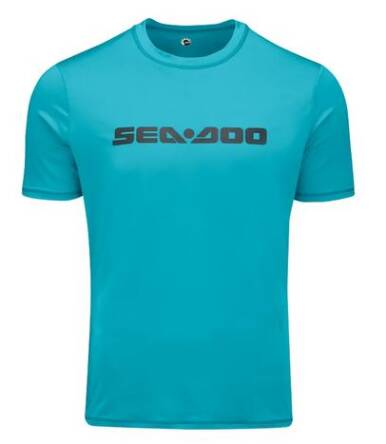 BLUZKA SEA-DOO MEN'S SIGNATURE RASHGUARD AQUA M