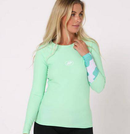 JETPILOT ZAHRA L/S LADIES RASHIE MINT S