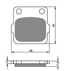 KLOCKI HAMULCOWE GOLDFREN GF 007 K1 > EBC FA84