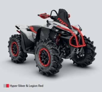 Can-am Renegade X MR 1000R HYPER SILVER & LEGION RED 2026