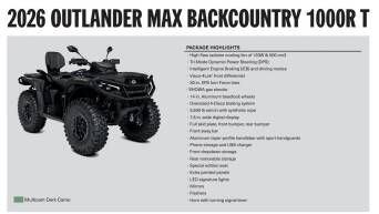 OUTLANDER MAX BACKCOUNTRY 1000R T 2026