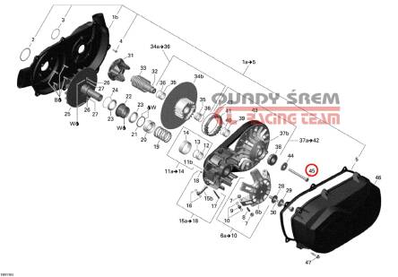 ŚRUBA BRP SPRZĘGŁA WKRĘT M10X110 BRP 420441485