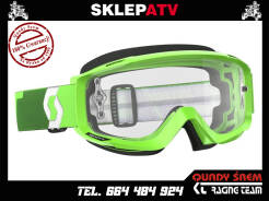 GOGLE SCOTT SPLIT OTG FLUO GREEN CLEAR WORKS