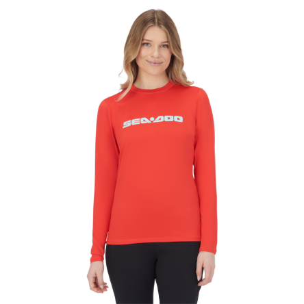 LADIES LONG SLEEVE RASHGUARD SIGNATURE S 