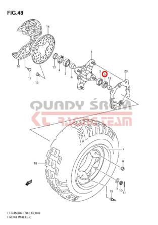 USZCZELNIACZ SUZUKI LTR450 (09284-21001-000)