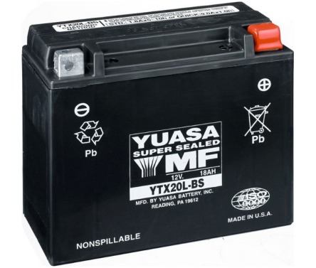 AKUMULATOR YUASA YTX20LBS 18Ah 12V BRP 410301203