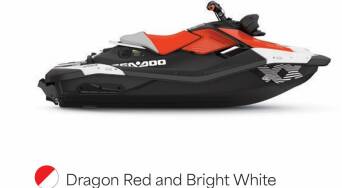 Sea-Doo Spark Trixx 90  1-UP 2026 Dragon Red / Bright White