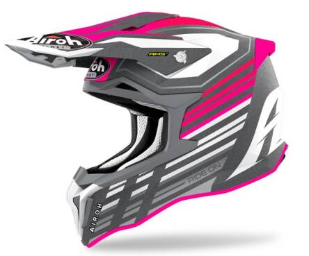 KASK AIROH STRYCKER SHADED PINK MATT S